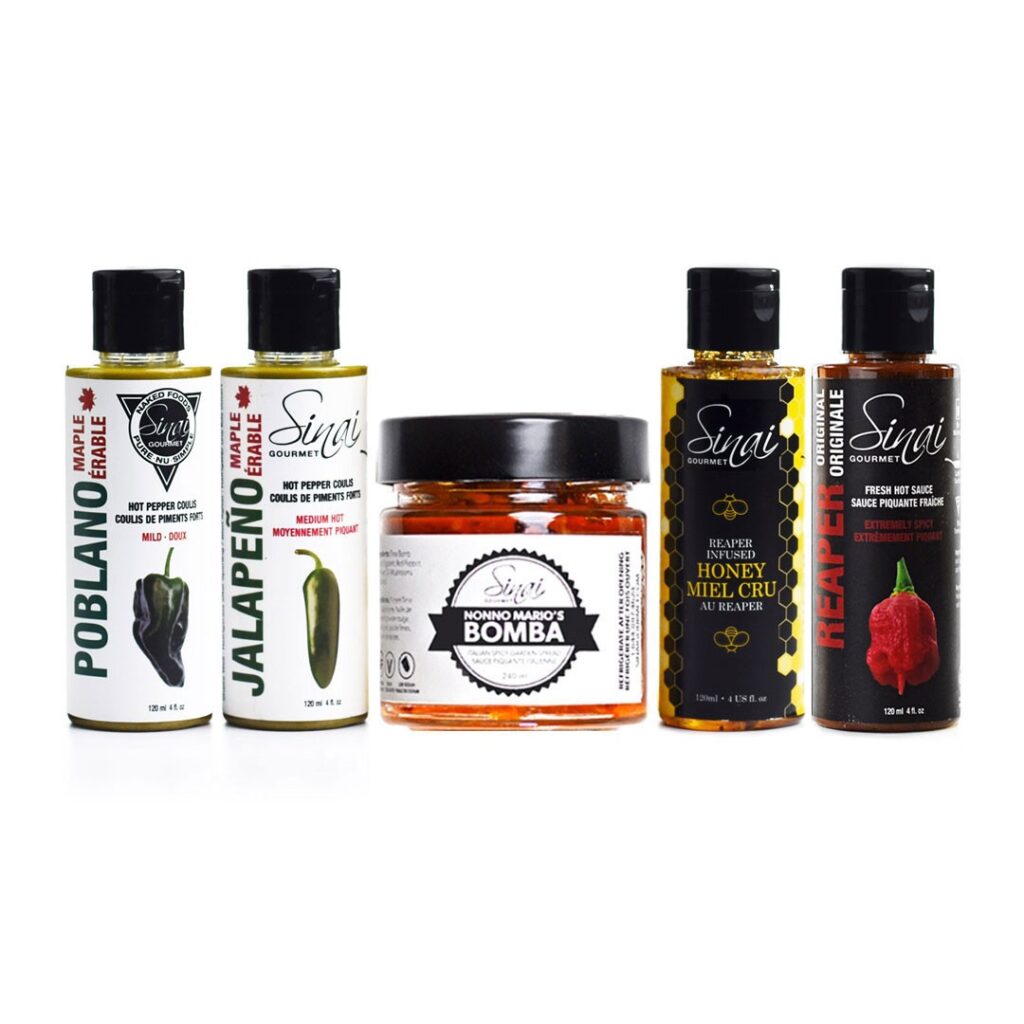 Jalapeño Maple Fresh Hot Sauce Sinai Gourmet Hot Pepper Coulis