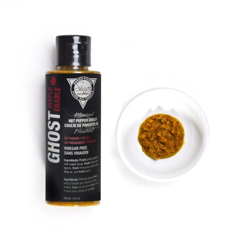 Jalapeño Maple Fresh Hot Sauce Sinai Gourmet Hot Pepper Coulis